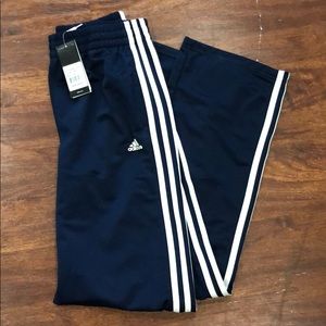 NWT Adidas Navy 3 Stripe Sweatpants